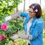 SLARMOR Heavy Duty Cowhide Leather Gardening Gloves - Thorn Proof Rose Pruning Gauntlets for Men and Women 4