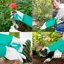 SLARMOR Heavy Duty Cowhide Leather Gardening Gloves - Thorn Proof Rose Pruning Gauntlets for Men and Women 7