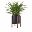 FaithLand Fiberstone Planter Cylinder Plant Pot with Drainage Hole & Plug, Indoor Outdoor Use, Matte Black 10" 7
