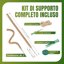 Mcbazel Set 2 Pezzi di Pali in Fibra di Cocco da 70 cm per Piante Rampicanti, Supporto Flessibile con Nucleo in Alluminio e Kit Legacci per Monstera e Pothos 8