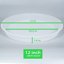 Bleuhome 6 Pack 12 Inch Plant Saucer Clear - Heavy Duty Plastic Round Drip Trays for Indoor and Outdoor Flower Pots 2