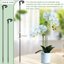 SupKing 16Pcs Fiberglass Plant Support Stakes - Adjustable Orchid Sticks with Clips for Small Plants, Flowers and Seedlings (Black) 4