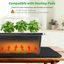 Bonviee 5-Pack Seed Starter Tray Kits with Adjustable Humidity Domes and Black Bases - Indoor Mini Greenhouse Propagator for Seeds 6