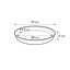 Elho Loft Urban Saucer Round 41 - Sottovaso per Esterno e Interno in Plastica Riciclata - Grigio Living Concrete 3