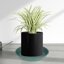 Bleuhome 6 Pack Plant Saucer Trays - Heavy Duty Plastic Round Drip Trays for Indoor and Outdoor Flower Pots 3