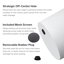 FaithLand Fiberstone Planter Cylinder Plant Pot with Drainage Hole & Plug, Indoor Outdoor Use, Matte White 10" 2