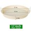 Bleuhome 4 Pack Heavy Duty Deep Plant Saucers - 17 Inch Round Plastic Drip Trays for Flower Pots and Bird Bath Bowls, Beige 2