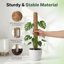 The Blooming Jungle 4 Pack 16" Moss Pole Monstera Plant Support - Stackable up to 48" Coco Coir Stakes with Installation Kit 4