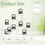 iDavosic.ly 9-Tier Corner Plant Stand, Metal Indoor Outdoor Flower Display Shelf, Folding Tall Wrought Iron Orchid Rack for Patio Balcony Porch Garden Living Room - White 2