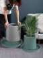 Bleuhome 2 Pack 14 Inch Plant Saucers - Heavy Duty Plastic Drip Trays & Bird Bath Bowls 6