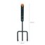 Fiskars Sarchiello Ergo per Terreni Duri, Testa in Acciaio Inox e Impugnatura Ergonomica, Nero/Arancione, 30,5 cm 2
