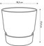 Elho Greenville Round 18 Vaso con serbatoio idrico integrato per Interno/esterno, Plastica Riciclata Ø 18.3 x H 17.4 cm - Viola/Vintage Prugna 5