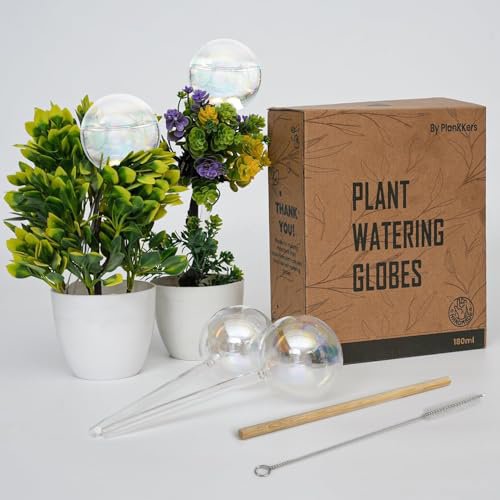 PlanKKers Iridescent Glass Globes Large 4-Pack