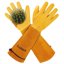 SLARMOR Heavy Duty Cowhide Leather Gardening Gloves - Thorn Proof Rose Pruning Gauntlets XL 1