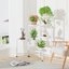 iDavosic.ly 6-Tier Corner Plant Stand, Metal Indoor Outdoor Flower Display Shelf, Folding Tall Wrought Iron Orchid Rack for Patio Balcony Garden and Living Room - White 7