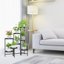 iDavosic.ly 8-Tier Corner Plant Stand, Metal Indoor Outdoor Flower Display Shelf, Folding Tall Orchid Rack for Patio Balcony Garden and Living Room - Black 7