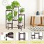 iDavosic.ly 6-Tier Corner Plant Stand, Metal Indoor Outdoor Flower Display Shelf, Folding Tall Wrought Iron Orchid Rack for Patio Balcony Garden and Living Room - Violet Bronze 4