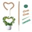 Mcbazel Set 2 Pezzi di Pali in Fibra di Cocco da 70 cm per Piante Rampicanti, Supporto Flessibile con Nucleo in Alluminio e Kit Legacci per Monstera e Pothos 9
