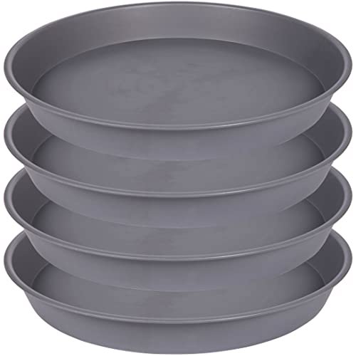 Bleuhome 14" Plant Saucer 4-Pack (Cement Gray)