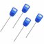 XLUX Tester Umidità del Suolo per Piante e Giardinaggio - Sensore Igrometro Professionale per Piante Domestiche e Agricoltura, Confezione da 4, Blu 1