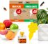 Super Ninja Gnat Traps & Fruit Fly Catchers - 12 Pack Indoor Pest Control Kit - 10 Yellow Sticky Plant Traps & 2 Natural Attractant Fruit Fly Traps - Non-Toxic, Kid & Pet Friendly 1