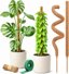 Craft911 Moss Pole Monstera Plant Support - 2 Pack 28 Inch Bendable Coco Coir Plant Stakes 1