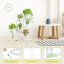 iDavosic.ly 6-Tier Corner Plant Stand, Metal Indoor Outdoor Flower Display Shelf, Folding Tall Wrought Iron Orchid Rack for Patio Balcony Garden and Living Room - White 4