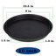 Bleuhome 6 Pack 10 Inch Plant Saucers - Heavy Duty Plastic Round Drip Trays for Indoor and Outdoor Flower Pots 2
