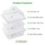 Bonviee 5-Pack Seed Starter Trays with Adjustable Humidity Domes and Plant Labels - Indoor Seedling Germination Kit for Root Observation 2