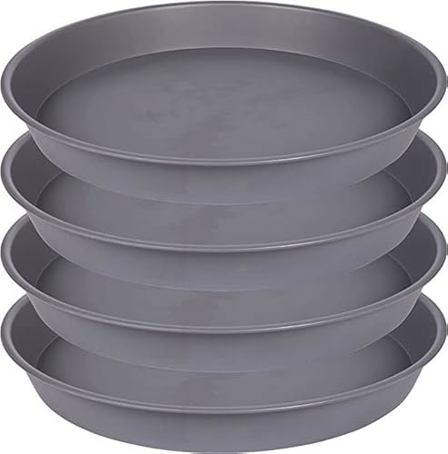 Bleuhome 16" Plant Saucer 4-Pack Cement Gray