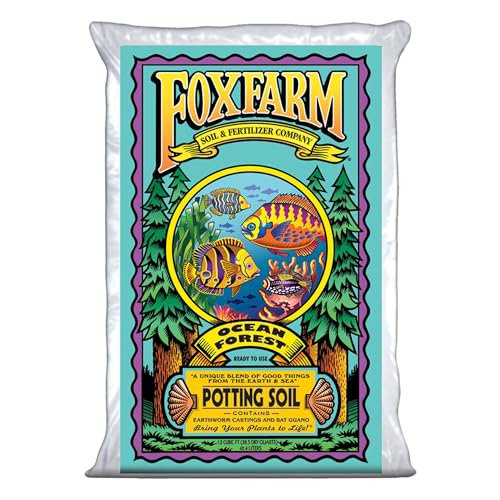 FoxFarm Ocean Forest Potting Soil 1.5 Cubic Feet - Premium Organic Container Mix for Houseplants, Vegetables & Flowers