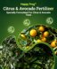 FoxFarm Happy Frog Citrus and Avocado Fertilizer - OMRI Listed Organic Slow-Release Nitrogen, Calcium & Sulfur Plant Food - 4 lb 2