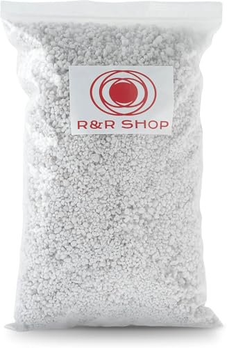 R&R SHOP Perlite Espansa Media PH Neutro per Giardinaggio e Idroponica - 10 Litri