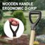 Round Digging Shovel with D-Handle - 41 Inch Heavy Duty Garden Tool for Soil, Snow and Sand 3