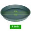 Bleuhome 6 Pack Plant Saucer Trays - Heavy Duty Plastic Round Drip Trays for Indoor and Outdoor Flower Pots 2