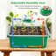 Bonviee 5-Pack Seed Starter Trays Kit with Adjustable Humidity Domes and Plant Labels - Indoor Mini Greenhouse Propagator for Large Seeds 3