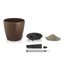 Lechuza Classico Color 21 Nutmeg Self-Watering Small Round Planter 8.3" 3