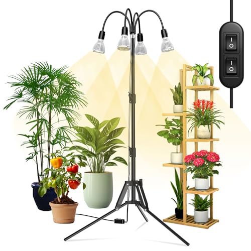 SANSI LED Grow Light 120W con Treppiede
