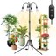 SANSI Lampada LED per Piante 120W con Treppiede e 4 Lampadine E27 Rimovibili, Spettro Completo Full Spectrum per Coltivazione Indoor, Collo d'Oca 360° e Stelo Regolabile 40-110cm 1