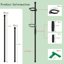 SupKing 16Pcs Adjustable Plant Support Stakes - Fiberglass Orchid Sticks with Clips and Ties for Indoor & Outdoor Garden 2