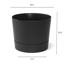 Root & Vessel Majestic Low Profile Cylinder Pot, Matte Black, 8.5" 5