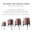 FaithLand Fiberstone Planter Cylinder Plant Pot with Drainage Hole & Plug, Indoor Outdoor Use, Terracotta Color 10" 5