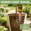 Bamworld Sistema di Annaffiatura Automatica con 6 Coni in Terracotta Porosa - Kit Irrigazione a Goccia per Piante da Interno ed Esterno, Ideale per Vacanze 2