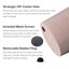 FaithLand Fiberstone Planter Cylinder Plant Pot with Drainage Hole & Plug, Indoor Outdoor Use, Terracotta Color 8" 2