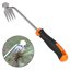 SIXCAR Professional 4-Tooth Garden Weed Remover Tool with Ergonomic Rubber Handle 1