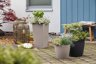 Lechuza Classico Color 28 Slate Matte Self-Watering Round Planter 14" 7