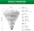 SANSI 24W Lampadina LED per Piante E27 Spettro Completo 4000K - Luce Diurna per Coltivazione Indoor e Ortaggi 6