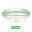 Bleuhome 4 Pack 17 Inch Plant Saucer - Heavy Duty Deep Plastic Drip Trays for Flower Pots and Bird Bath Bowls 2