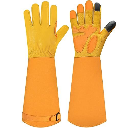 SLARMOR Thorn Proof Rose Pruning Gauntlets (L)