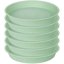 Bleuhome 6 Pack 10 Inch Plant Saucers - Heavy Duty Plastic Round Drip Trays for Indoor & Outdoor Flower Pots 8